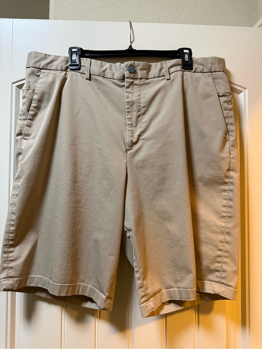 Banana Republic Men's Flat Front Chino Shorts - Khaki